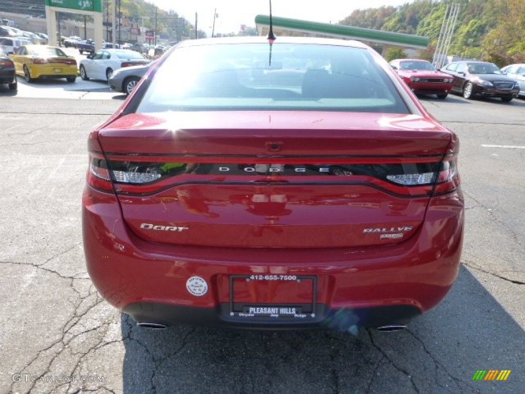 2013 Dart Rallye - Redline 2-Coat Pearl / Diesel Gray photo #4