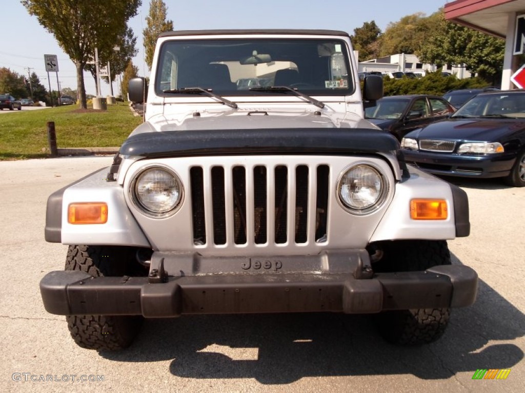 2006 Wrangler Sport 4x4 - Bright Silver Metallic / Dark Slate Gray photo #3