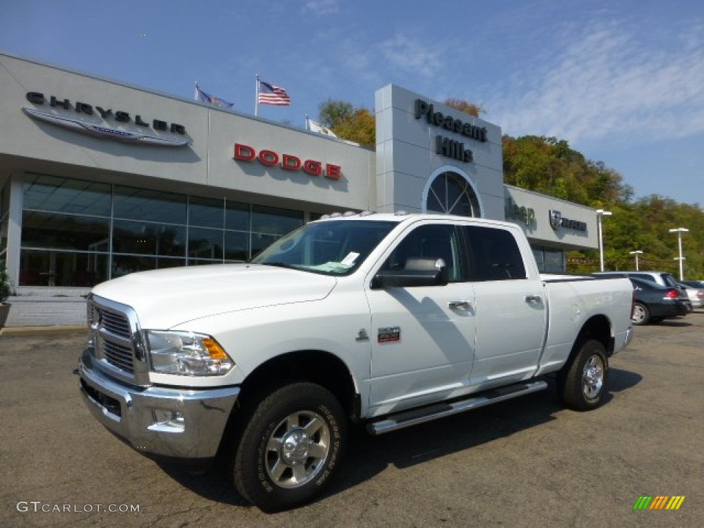 2012 Ram 2500 HD Big Horn Crew Cab 4x4 - Bright White / Dark Slate/Medium Graystone photo #1