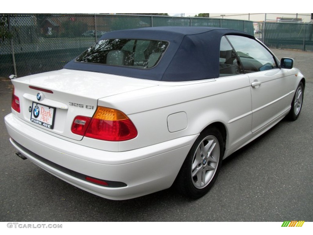 2004 3 Series 325i Convertible - Alpine White / Grey photo #5