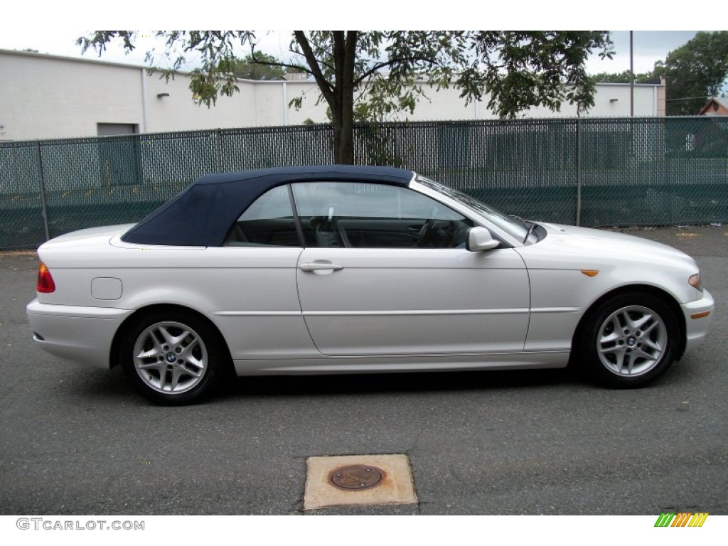 2004 3 Series 325i Convertible - Alpine White / Grey photo #6