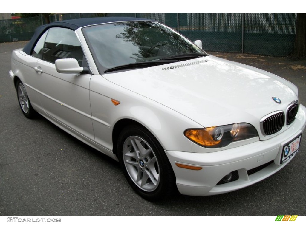 2004 3 Series 325i Convertible - Alpine White / Grey photo #7