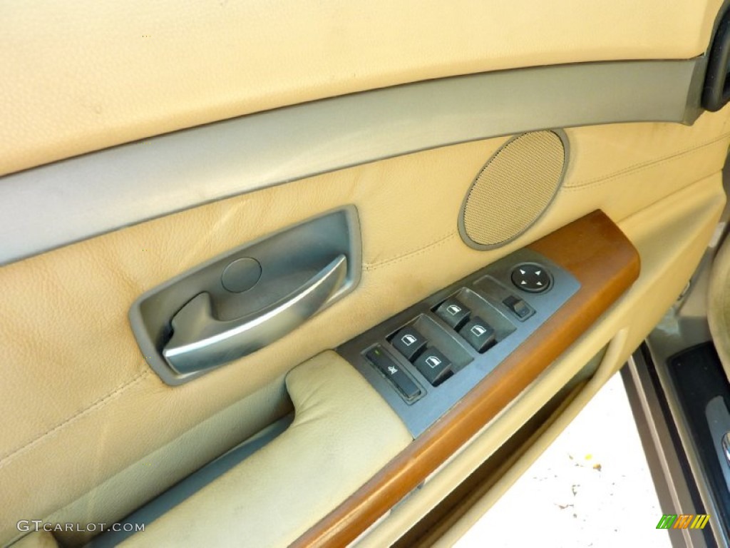 2002 7 Series 745i Sedan - Kalahari Beige Metallic / Beige III photo #11