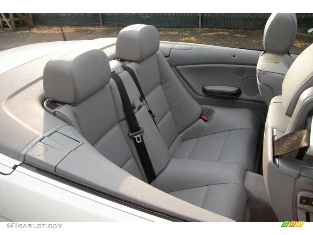 2004 3 Series 325i Convertible - Alpine White / Grey photo #21