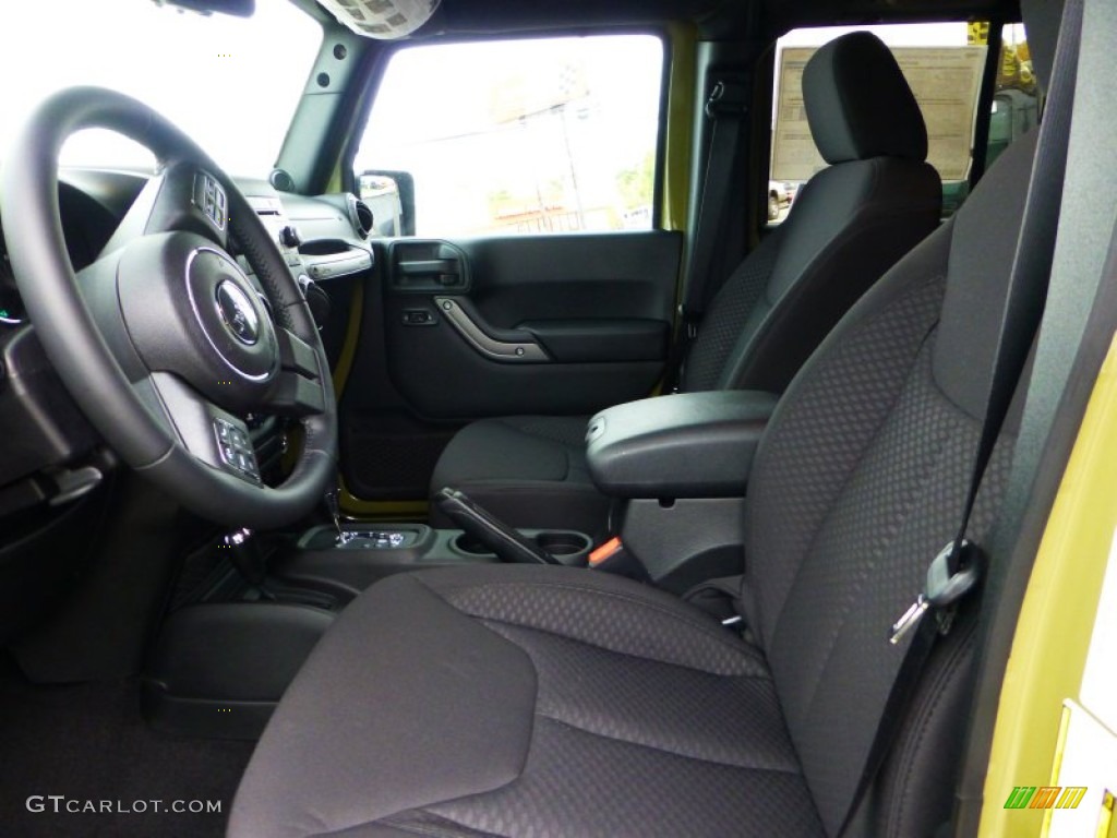 2013 Wrangler Unlimited Sport S 4x4 - Commando Green / Black photo #10