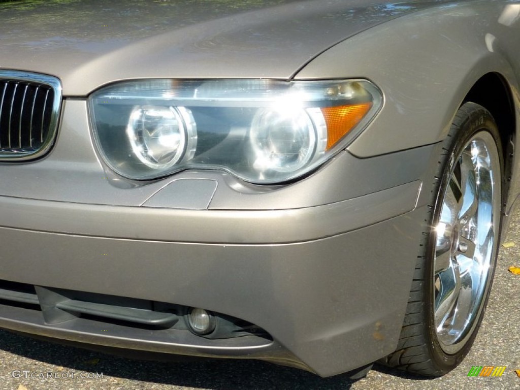 2002 7 Series 745i Sedan - Kalahari Beige Metallic / Beige III photo #25