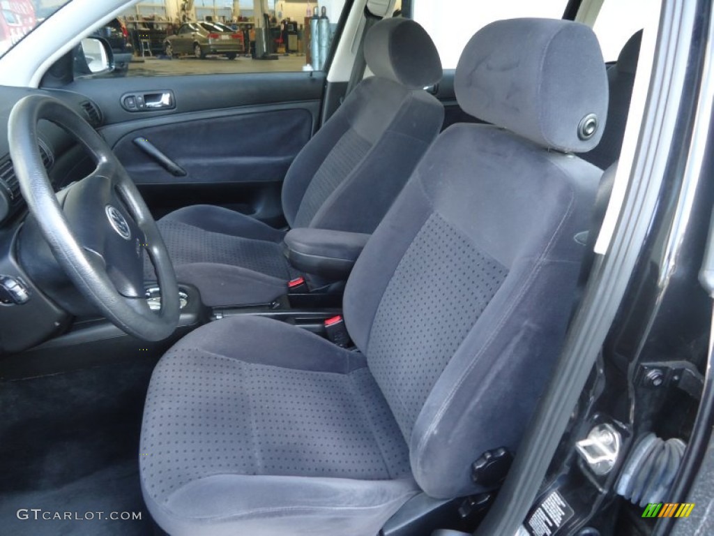 Black Interior 1999 Volkswagen Passat GLS Wagon Photo #71835120