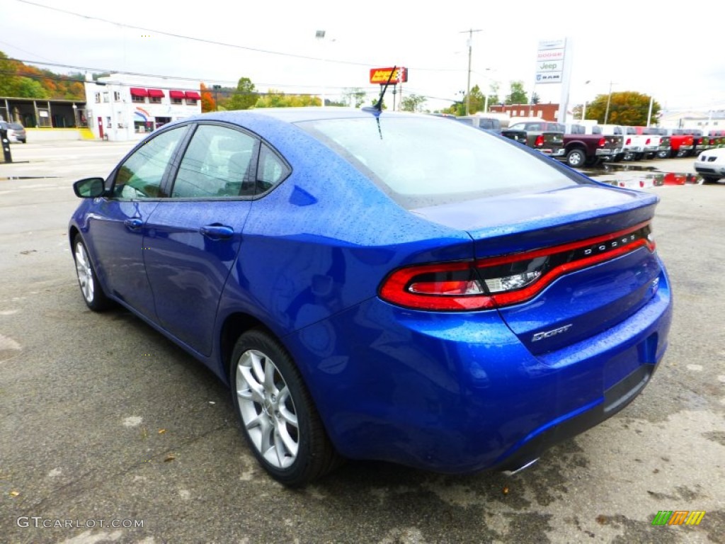Blue Streak Pearl Coat 2013 Dodge Dart SXT Exterior Photo #71836400