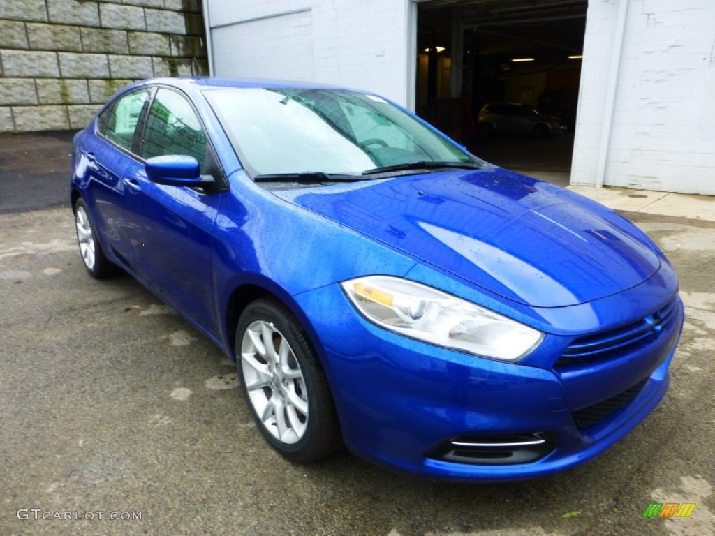 Blue Streak Pearl Coat 2013 Dodge Dart SXT Exterior Photo #71836505