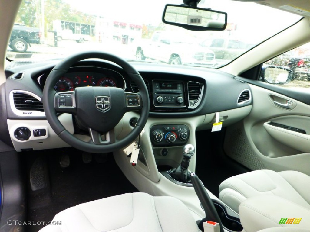 2013 Dodge Dart SXT Black/Light Diesel Gray Dashboard Photo #71836633
