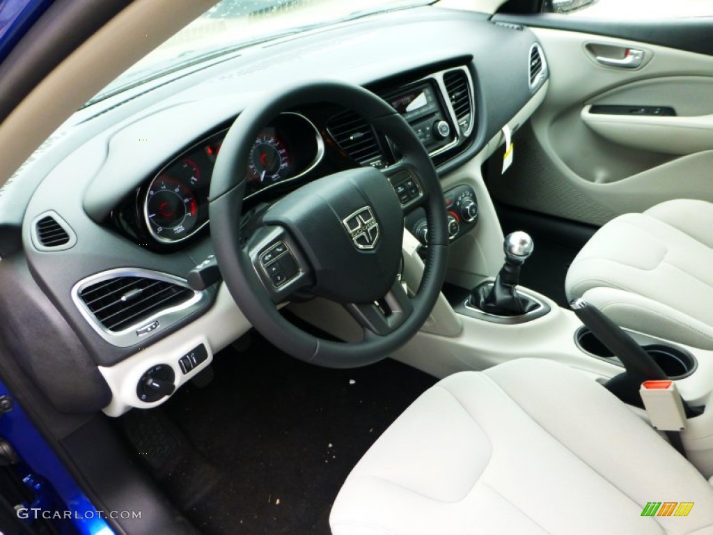Black/Light Diesel Gray Interior 2013 Dodge Dart SXT Photo #71836709