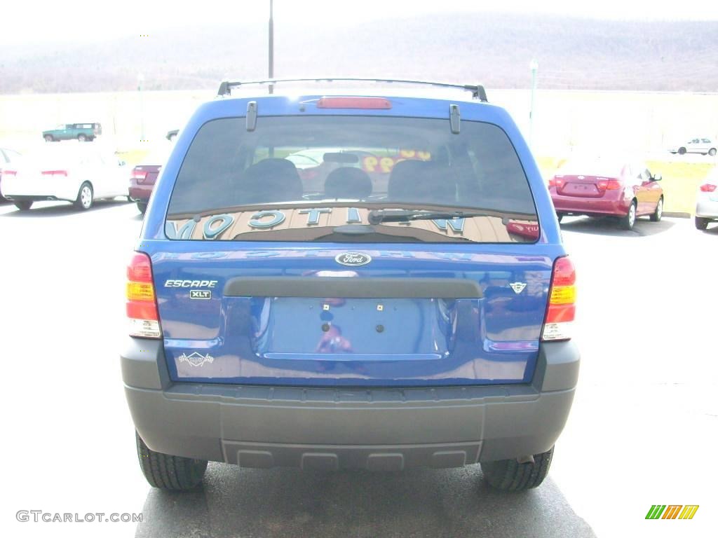 2006 Escape XLT V6 4WD - Sonic Blue Metallic / Medium/Dark Flint photo #8