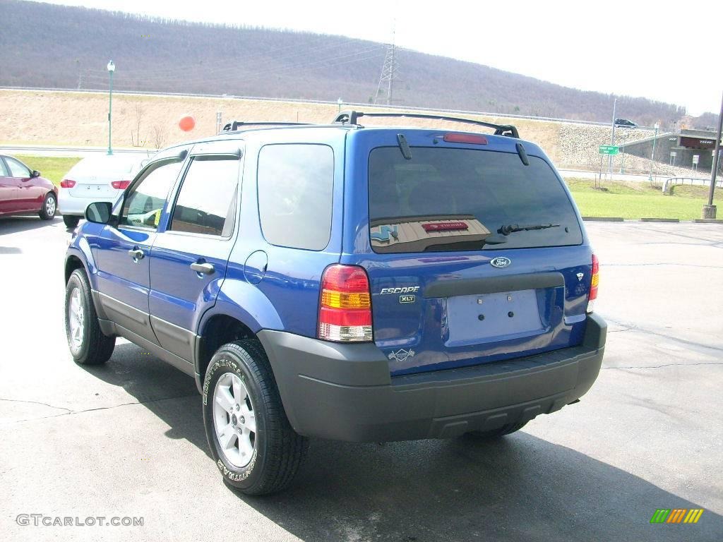 2006 Escape XLT V6 4WD - Sonic Blue Metallic / Medium/Dark Flint photo #9
