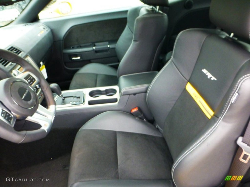 2012 Dodge Challenger SRT8 Yellow Jacket Front Seat Photo #71838755
