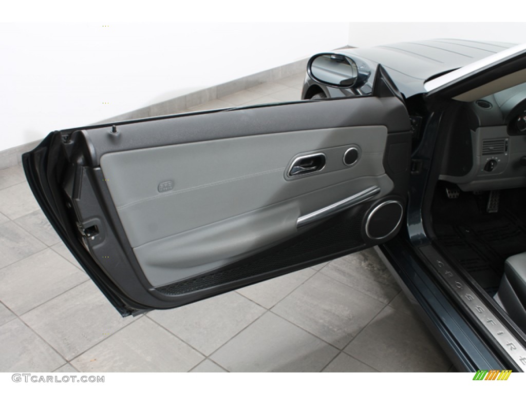 2007 Chrysler Crossfire Limited Roadster Dark Slate Gray/Medium Slate Gray Door Panel Photo #71838953