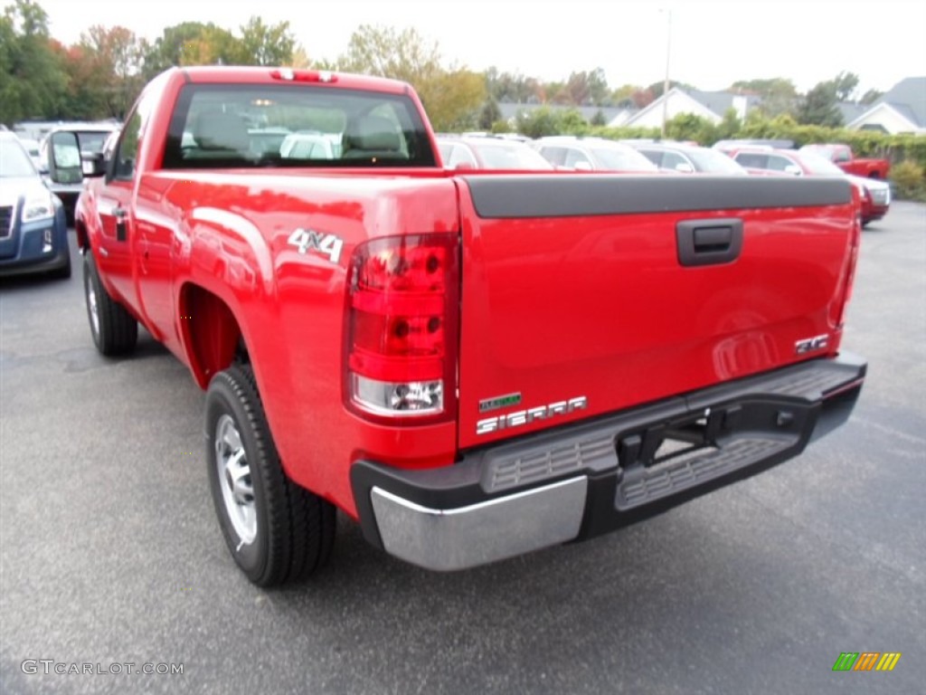 Fire Red 2012 GMC Sierra 2500HD Regular Cab 4x4 Exterior Photo #71839412