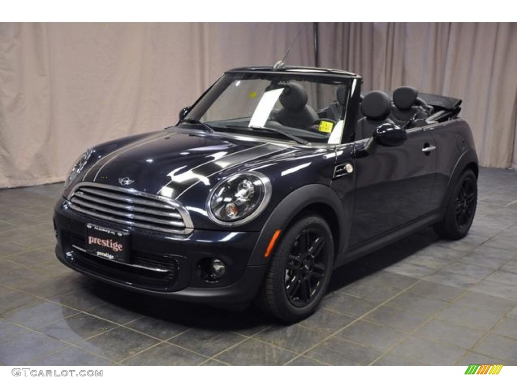 2013 Cooper Convertible - Reef Blue Metallic / Carbon Black photo #1