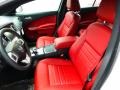 Black/Red 2012 Dodge Charger SXT Plus Interior Color