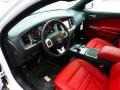 2012 Dodge Charger Black/Red Interior Prime Interior Photo