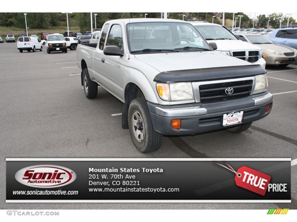 2000 Tacoma Extended Cab 4x4 - Lunar Mist Metallic / Gray photo #1