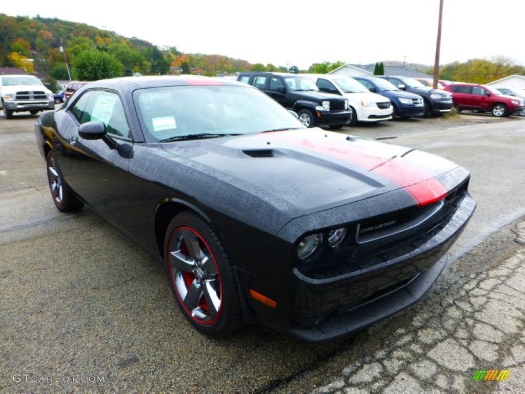 Pitch Black 2012 Dodge Challenger Rallye Redline Exterior Photo #71839913
