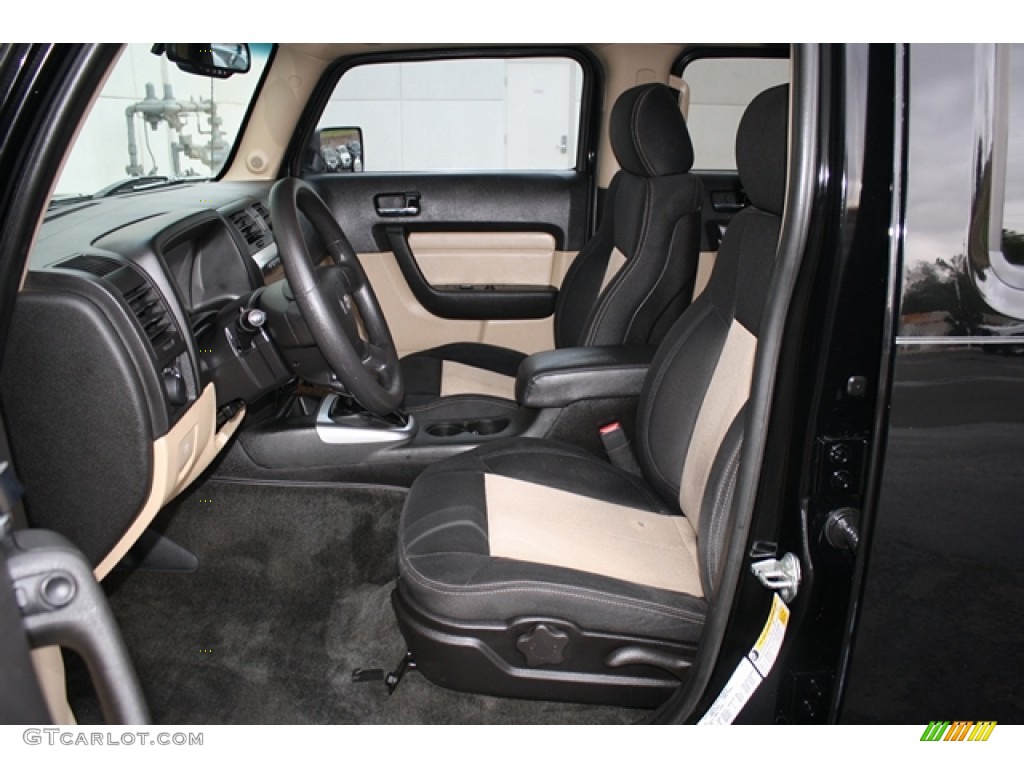 Light Cashmere/Ebony Interior 2007 Hummer H3 Standard H3 Model Photo #71840174