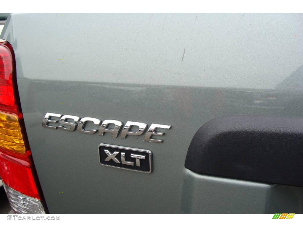 2006 Escape XLT V6 4WD - Titanium Green Metallic / Medium/Dark Pebble photo #8