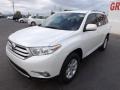 2013 Blizzard White Pearl Toyota Highlander V6  photo #3