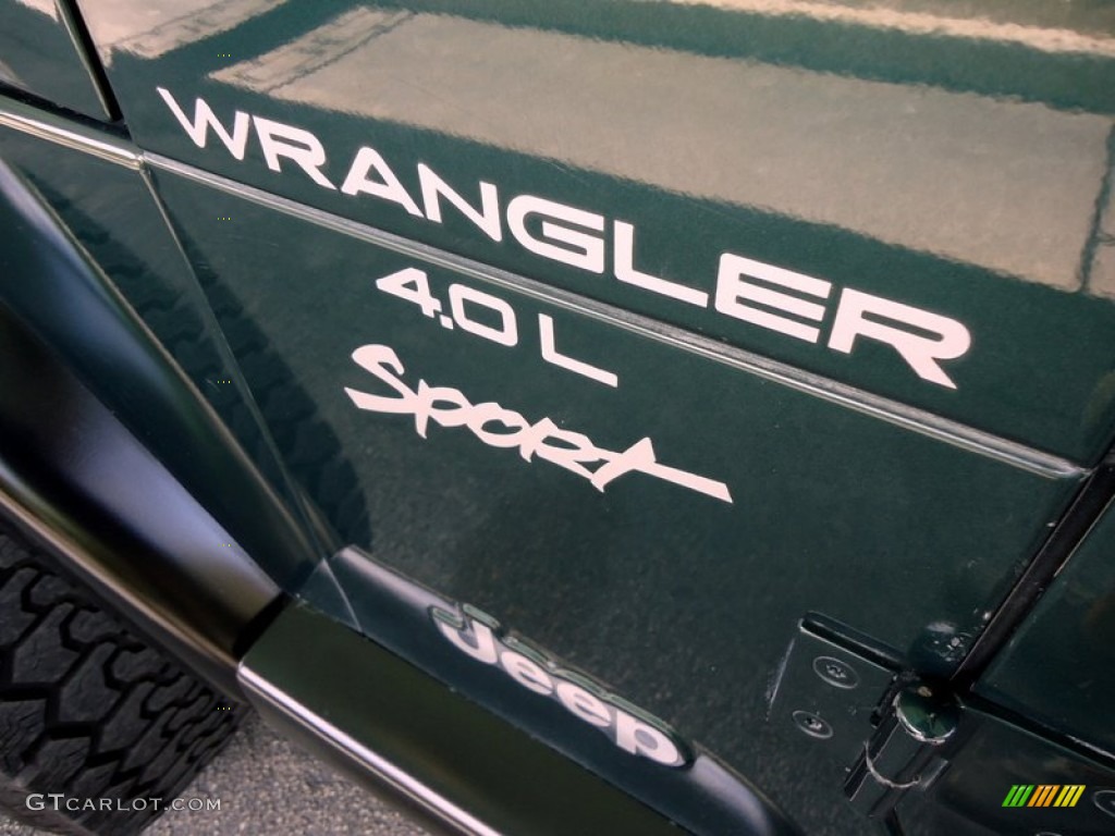 1999 Jeep Wrangler Sport 4x4 Marks and Logos Photo #71841960