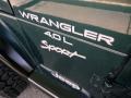 1999 Forest Green Pearlcoat Jeep Wrangler Sport 4x4  photo #24