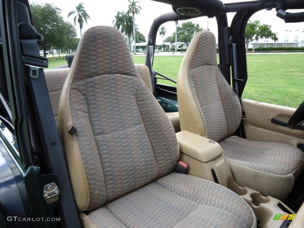 1999 Jeep Wrangler Sport 4x4 Front Seat Photo #71842037