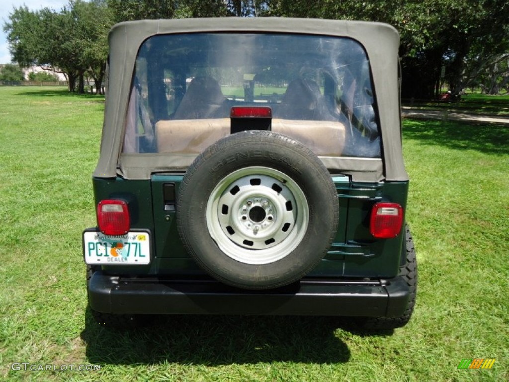 1999 Wrangler Sport 4x4 - Forest Green Pearlcoat / Camel photo #33