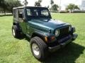 1999 Forest Green Pearlcoat Jeep Wrangler Sport 4x4  photo #35