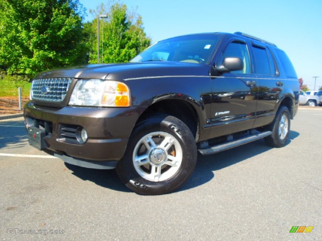 Dark Stone Metallic 2005 Ford Explorer XLT 4x4 Exterior Photo #71842244