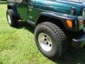 1999 Forest Green Pearlcoat Jeep Wrangler Sport 4x4  photo #65