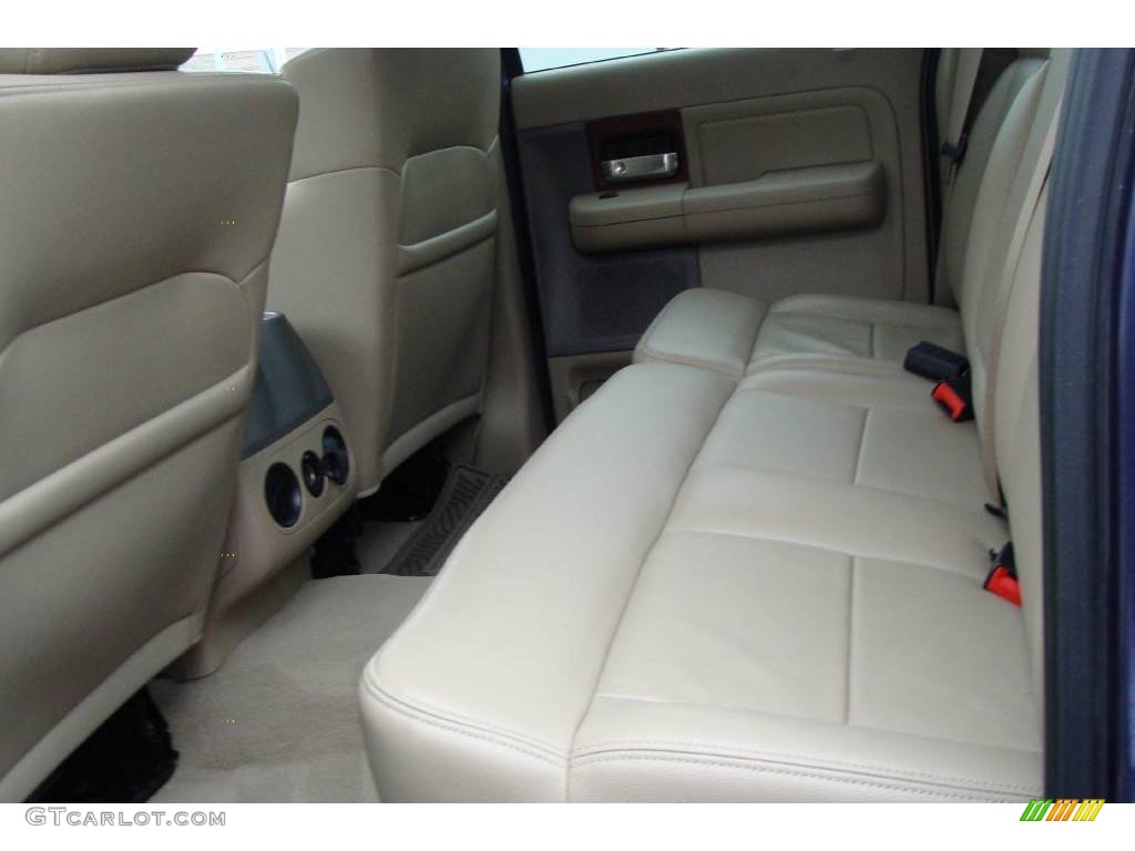 2006 F150 Lariat SuperCrew 4x4 - Medium Wedgewood Blue Metallic / Tan photo #17