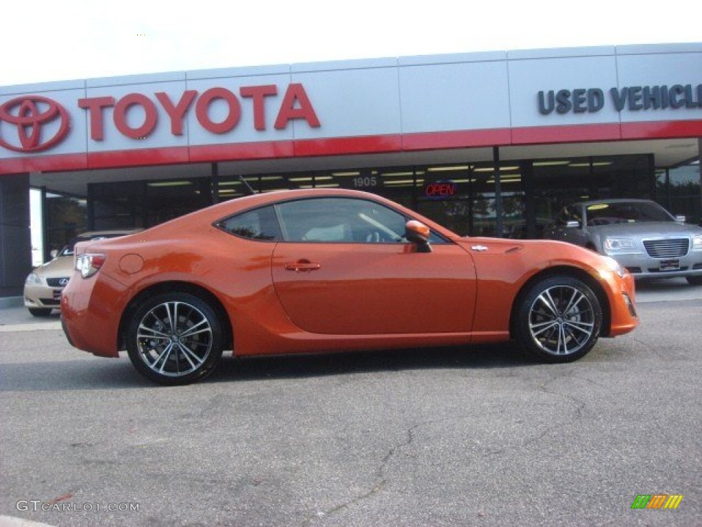 2013 FR-S Sport Coupe - Hot Lava Orange / Black/Red Accents photo #4