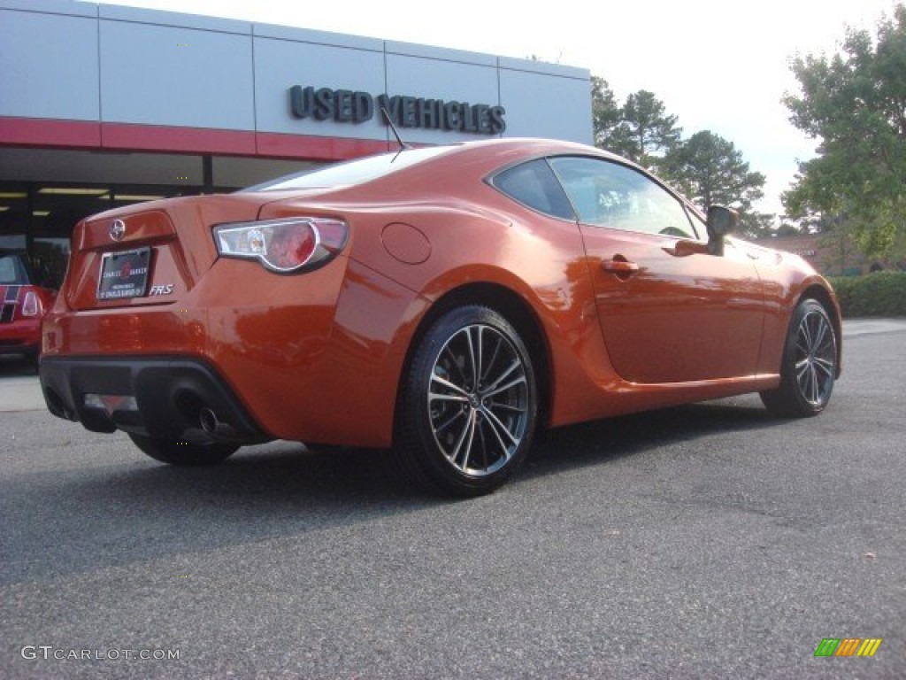 2013 FR-S Sport Coupe - Hot Lava Orange / Black/Red Accents photo #5