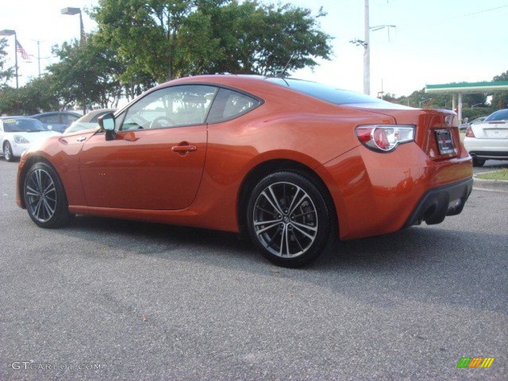 2013 FR-S Sport Coupe - Hot Lava Orange / Black/Red Accents photo #7