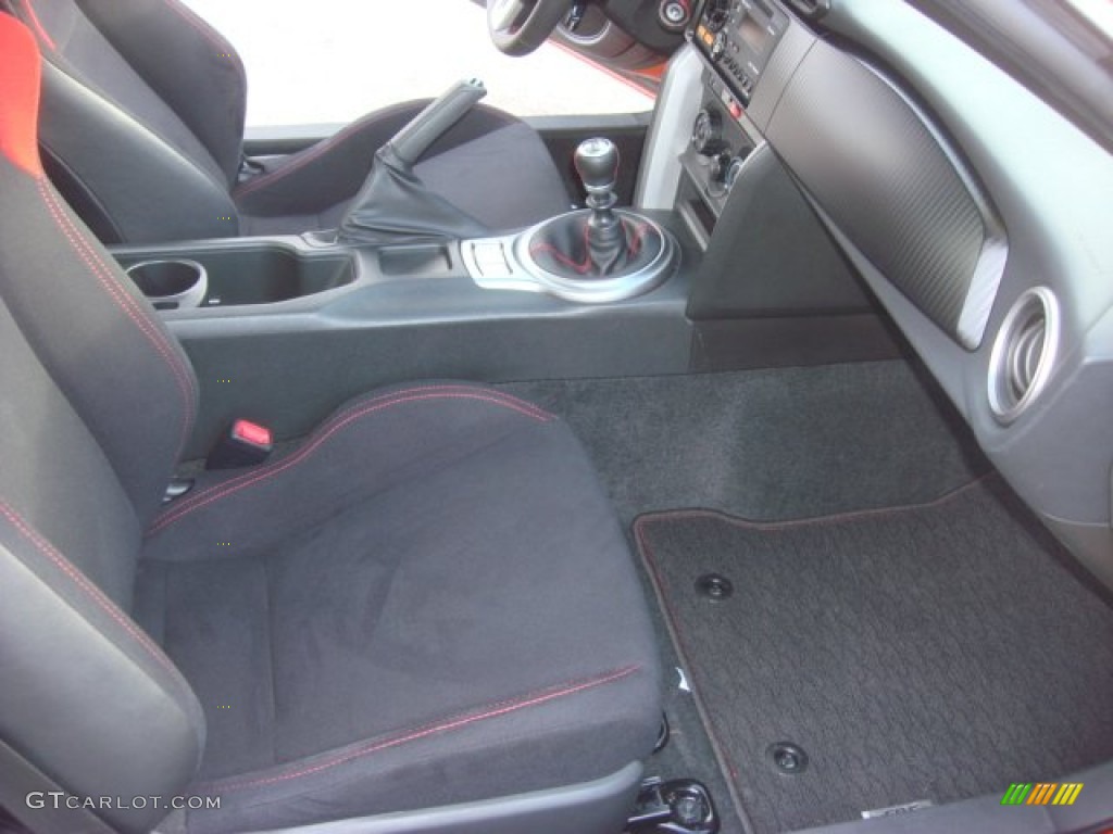 2013 FR-S Sport Coupe - Hot Lava Orange / Black/Red Accents photo #17