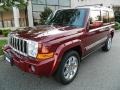 Red Rock Crystal Pearl 2008 Jeep Commander Overland 4x4 Exterior