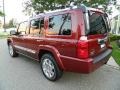 2008 Red Rock Crystal Pearl Jeep Commander Overland 4x4  photo #5