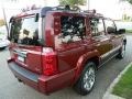 2008 Red Rock Crystal Pearl Jeep Commander Overland 4x4  photo #7