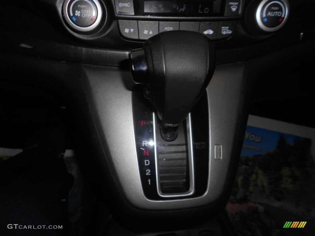 2012 CR-V EX-L 4WD - Crystal Black Pearl / Black photo #28