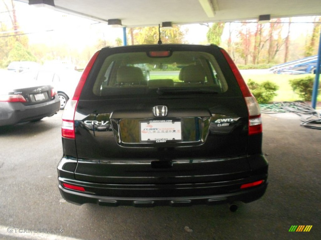 2010 CR-V LX AWD - Crystal Black Pearl / Ivory photo #26