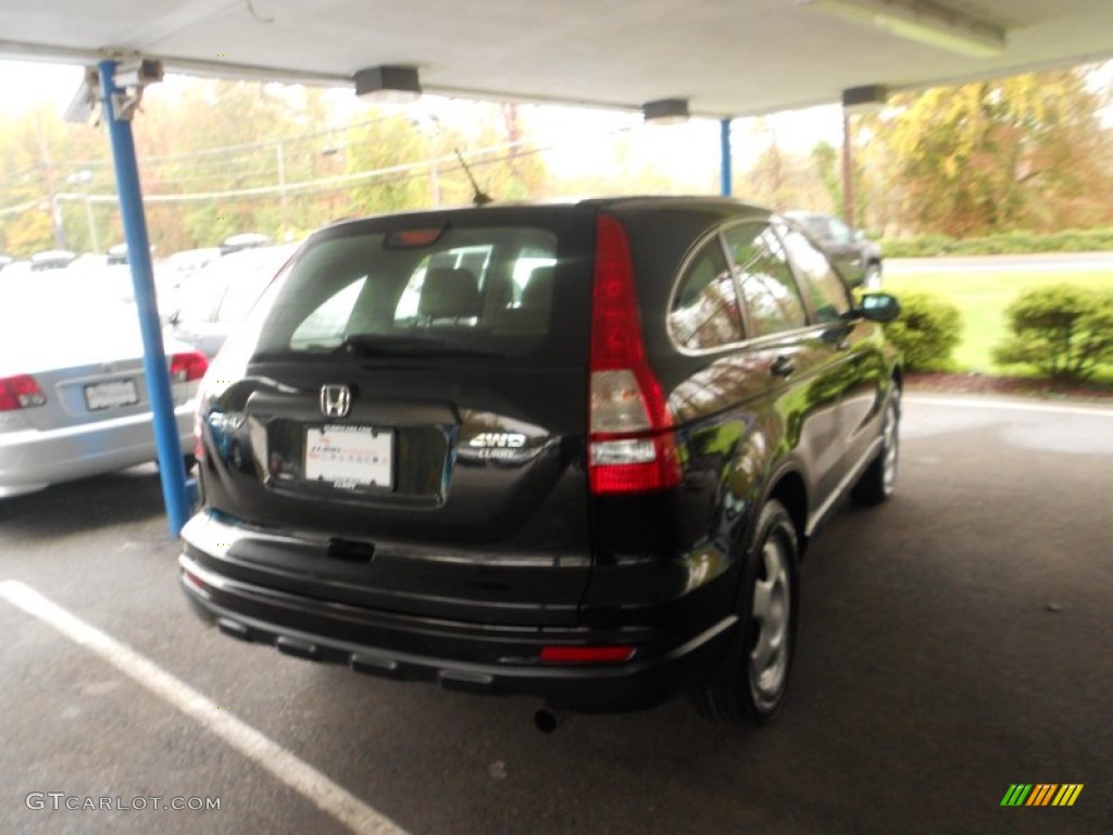 2010 CR-V LX AWD - Crystal Black Pearl / Ivory photo #27