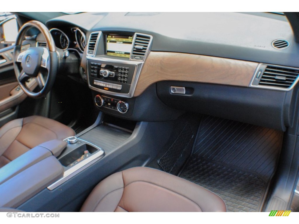 2012 ML 350 BlueTEC 4Matic - Dakota Brown Metallic / Auburn Brown/Black photo #9
