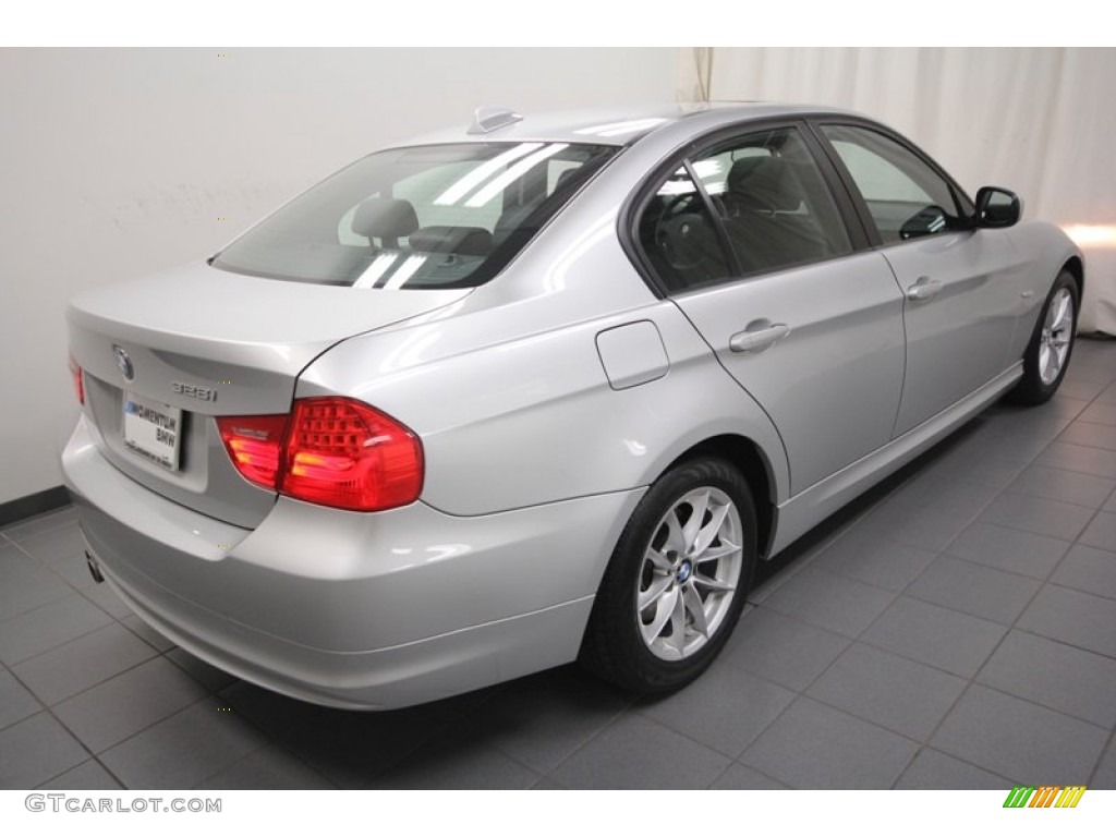 2010 3 Series 328i Sedan - Titanium Silver Metallic / Black photo #11