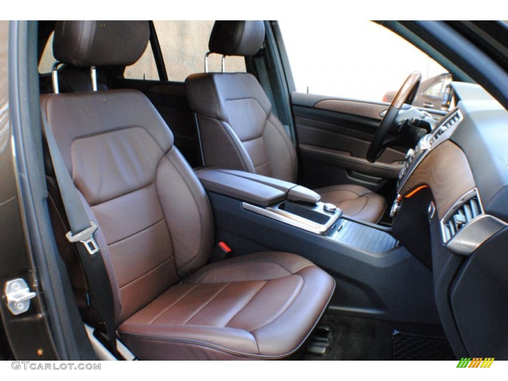 2012 ML 350 BlueTEC 4Matic - Dakota Brown Metallic / Auburn Brown/Black photo #10