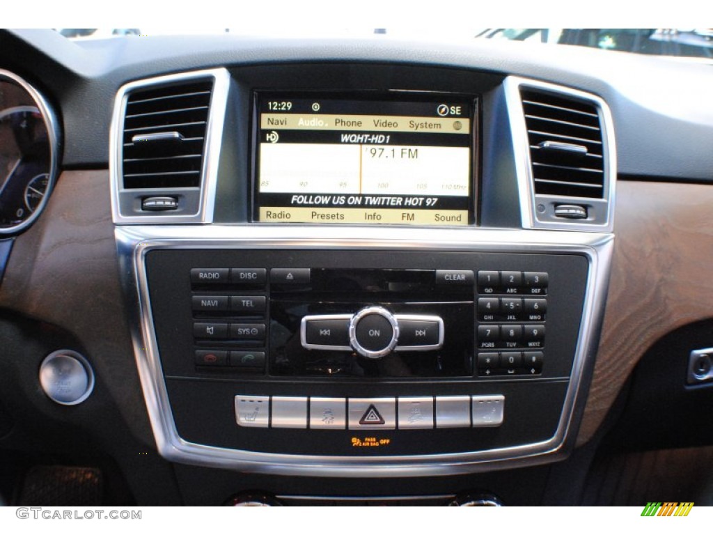 2012 ML 350 BlueTEC 4Matic - Dakota Brown Metallic / Auburn Brown/Black photo #13